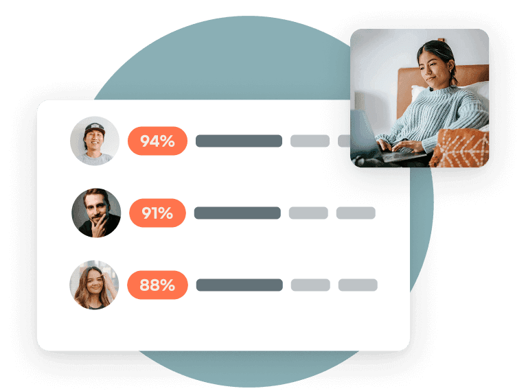 AI-matching connects participants to the right people and skillsets